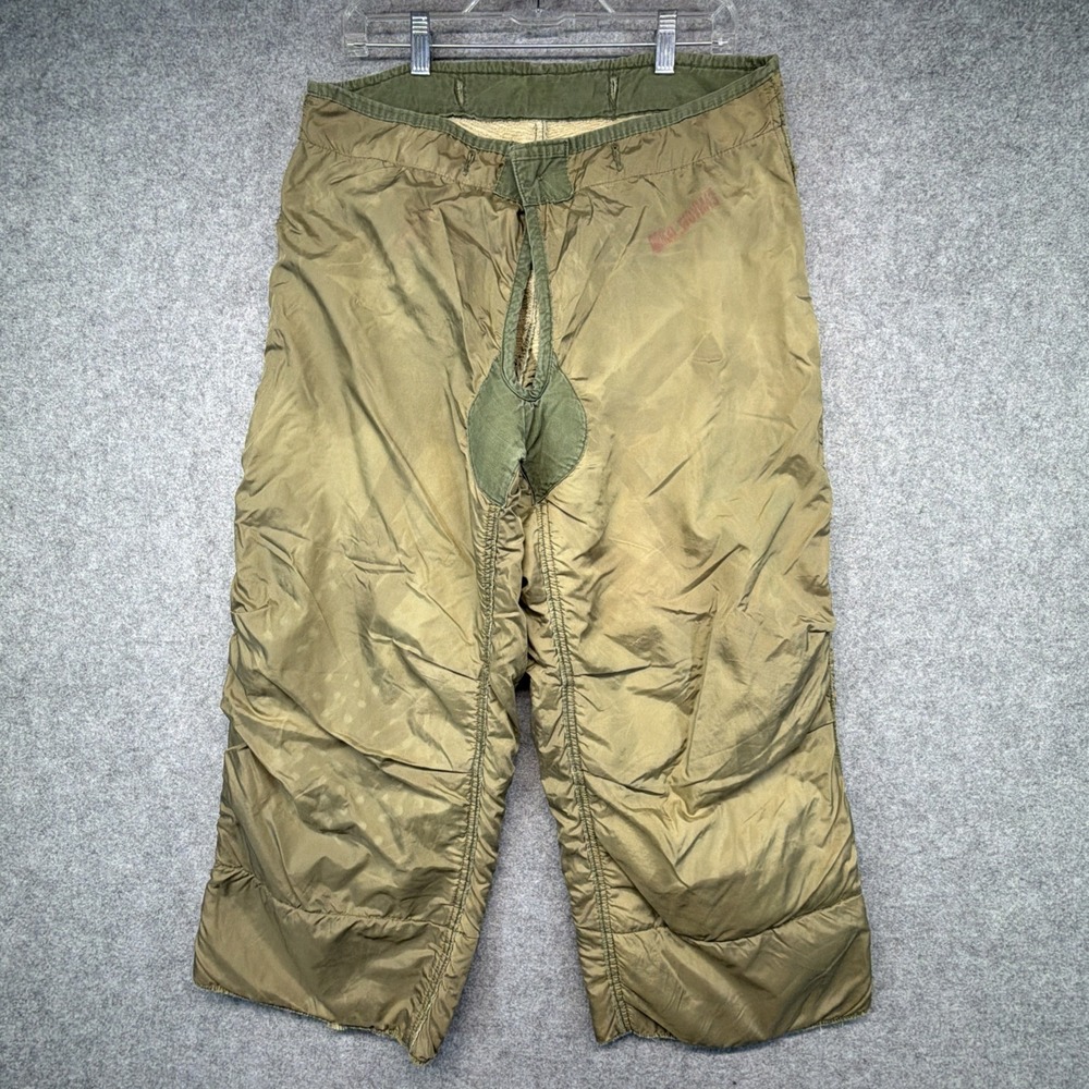 Vintage Military Pants Liner Mens 34x23 M-1951 Field Arctic Lining Cold Weather